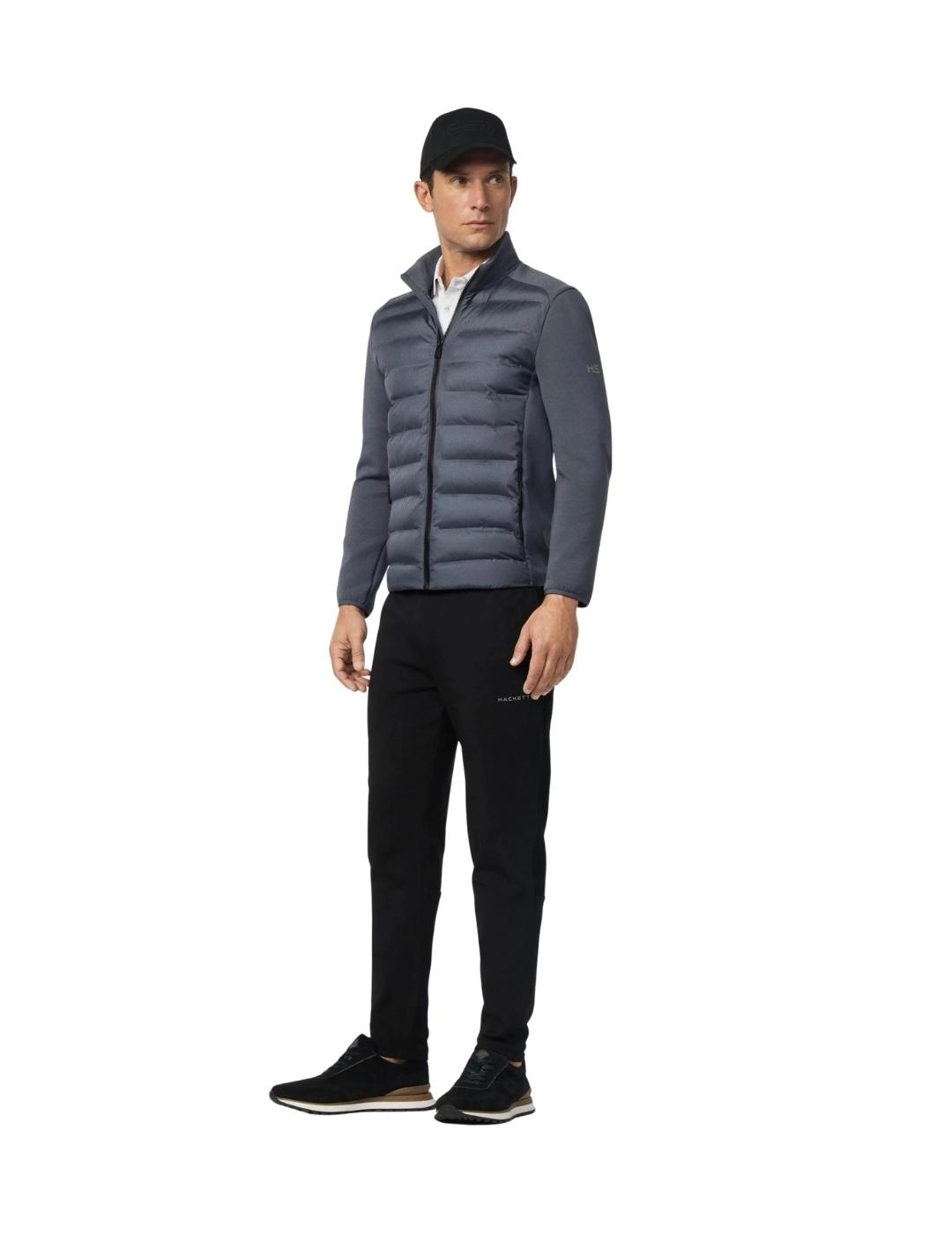 Hackett Sudadera híbrida cremallera Gris oscuro