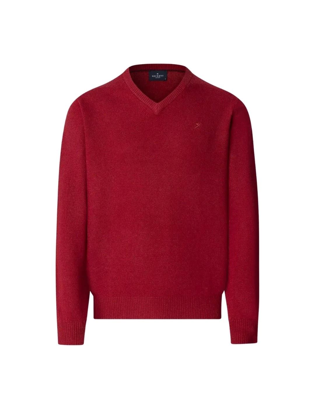 Hackett Jersey de lana Rojo