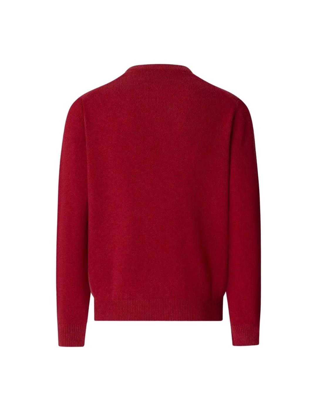 Hackett Jersey de lana Rojo