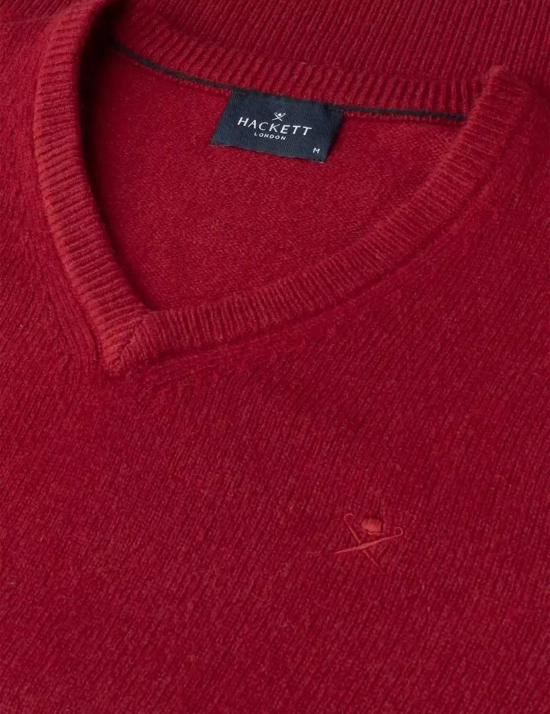 Hackett Jersey de lana Rojo