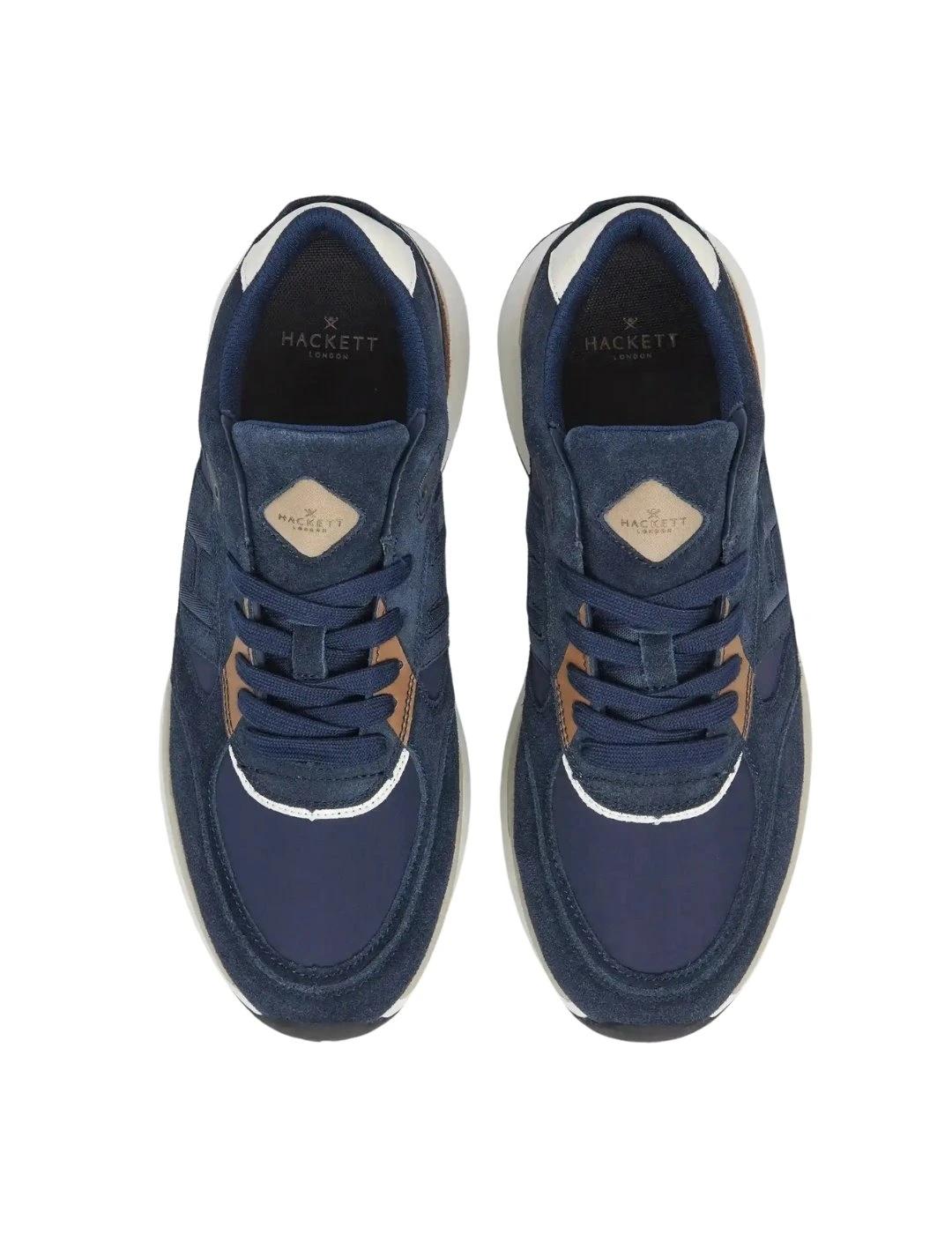 Hackett Zapatillas Azul marino y marrón
