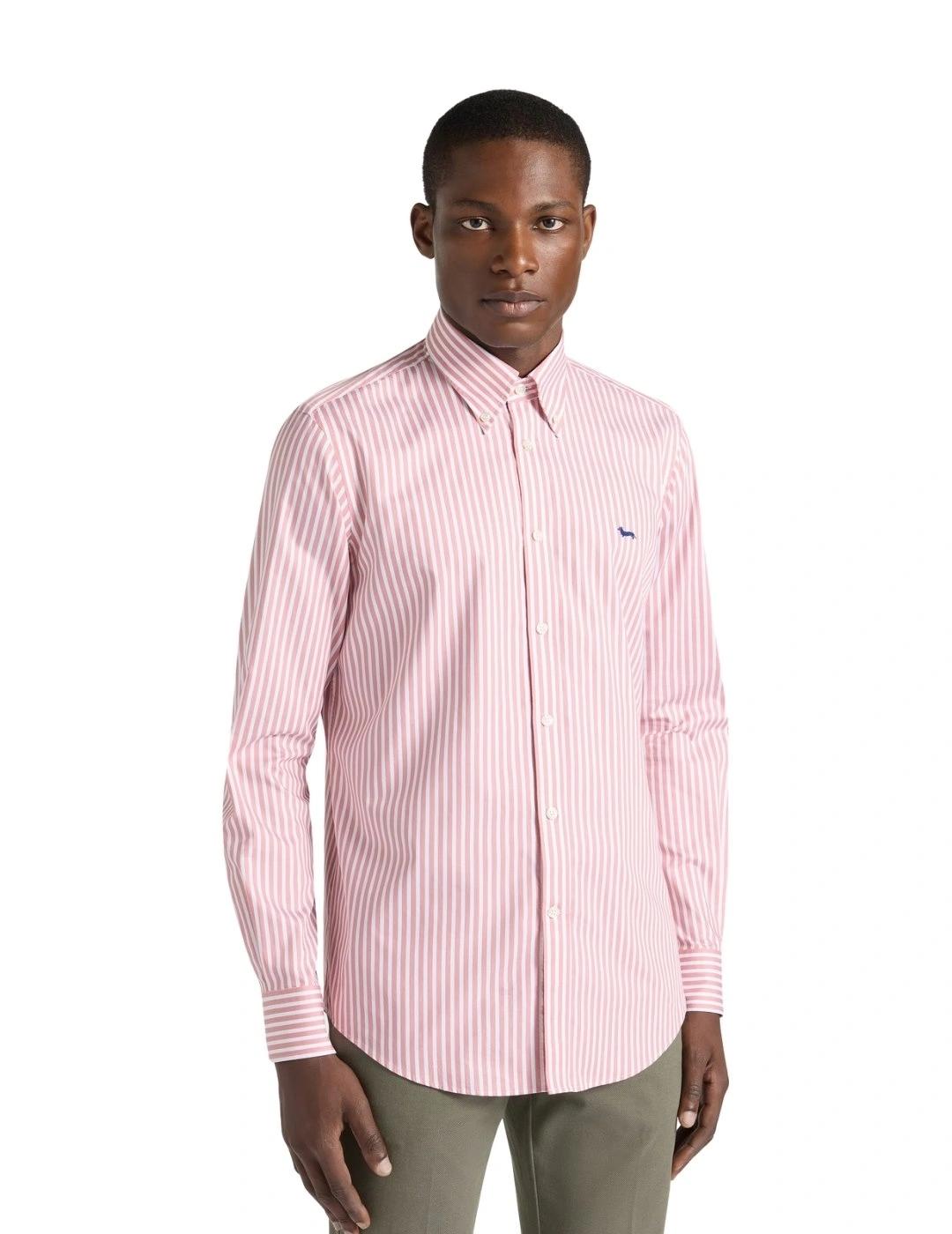 Harmont & Blaine Camisa perro salchicha Rosa rayas