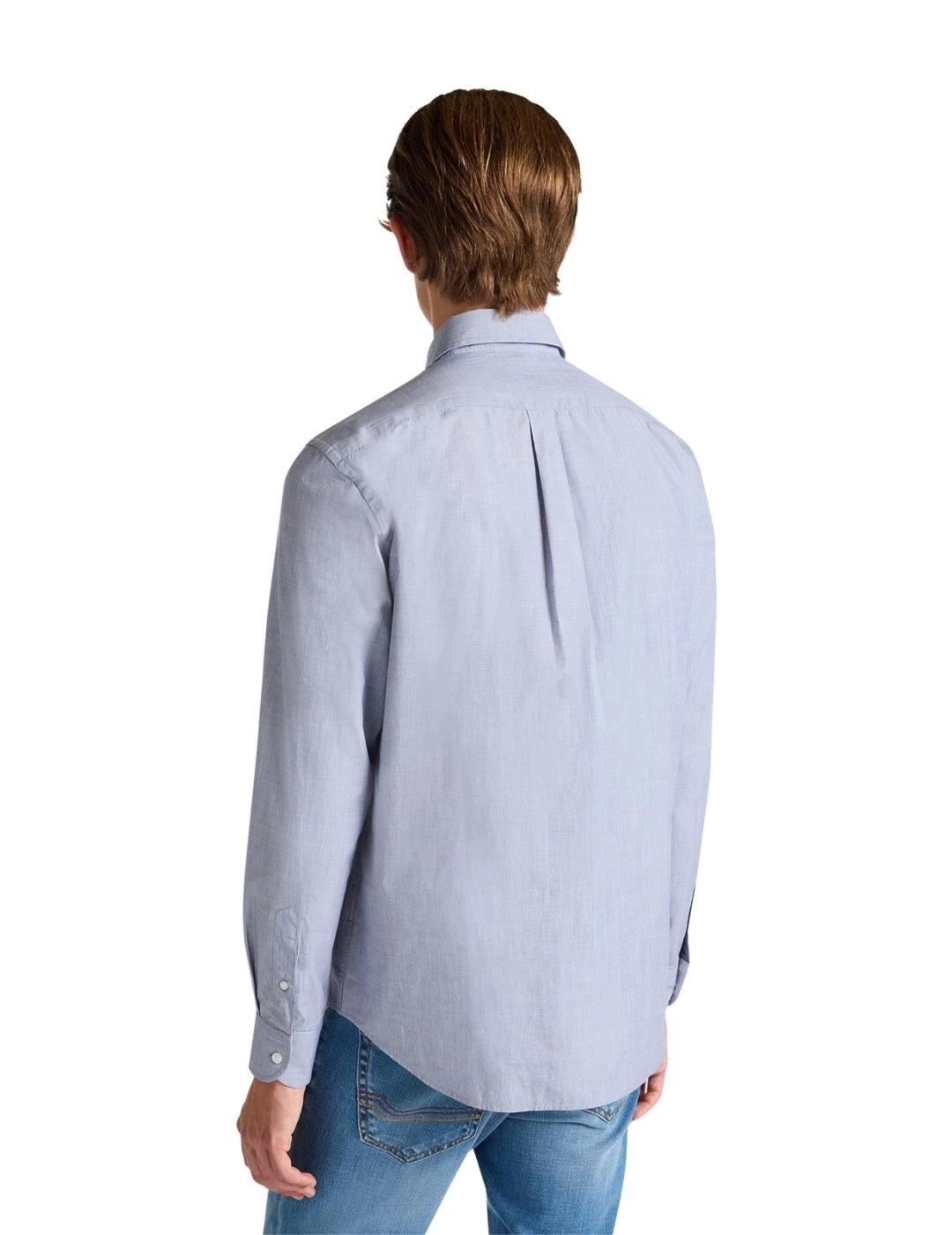 Harmont & Blaine Camisa perro salchicha Azul liso