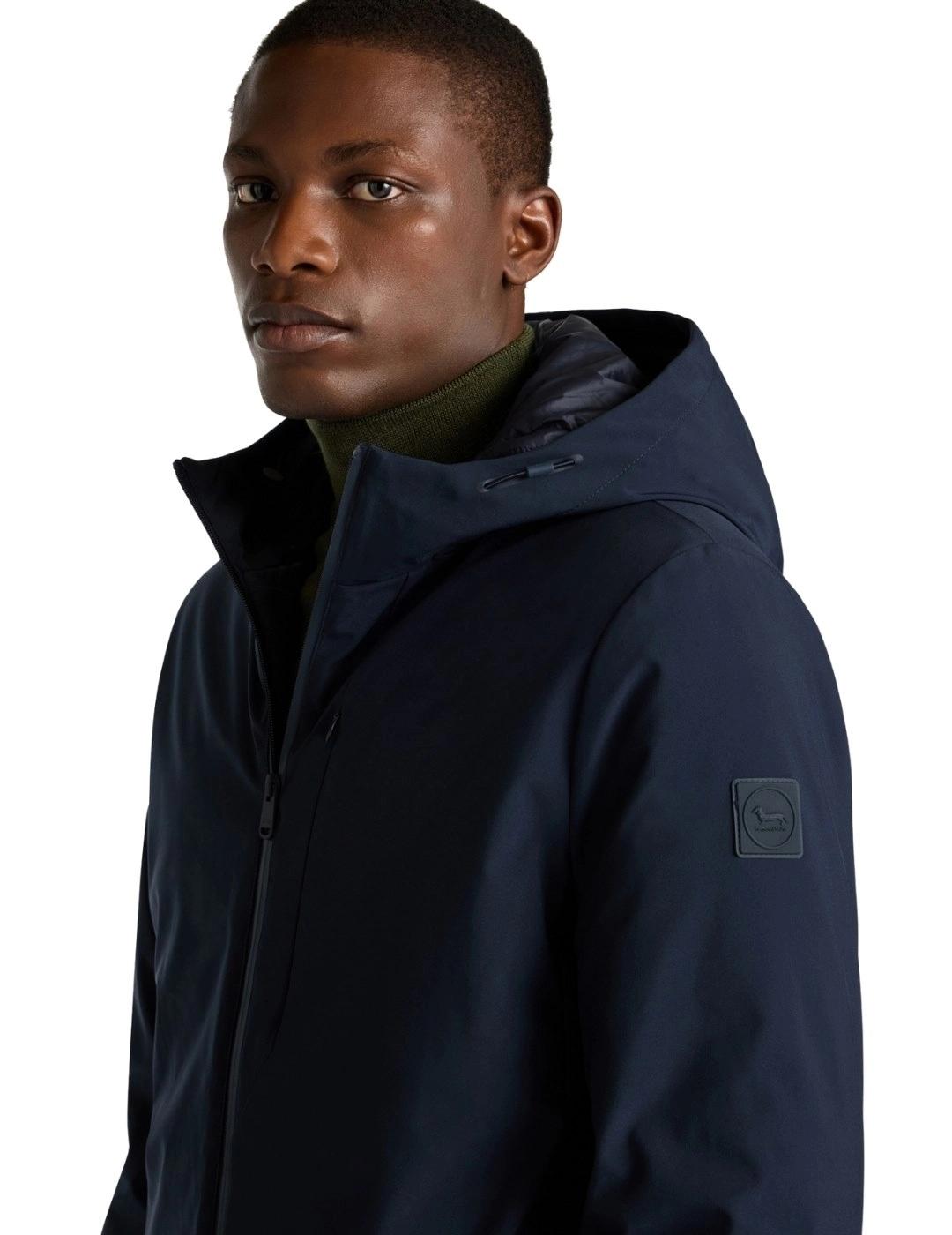 Harmont & Blaine Parka Azul marino perro salchicha