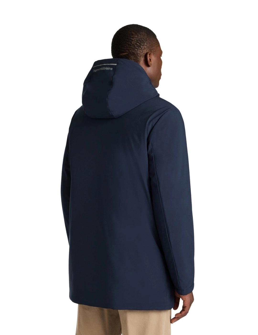 Harmont & Blaine Parka Azul marino perro salchicha