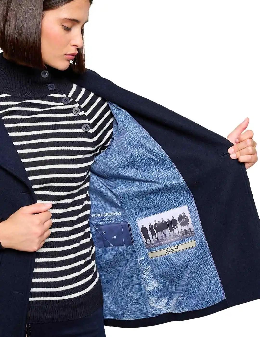 Henry Arroway Abrigo Biarritz Navy