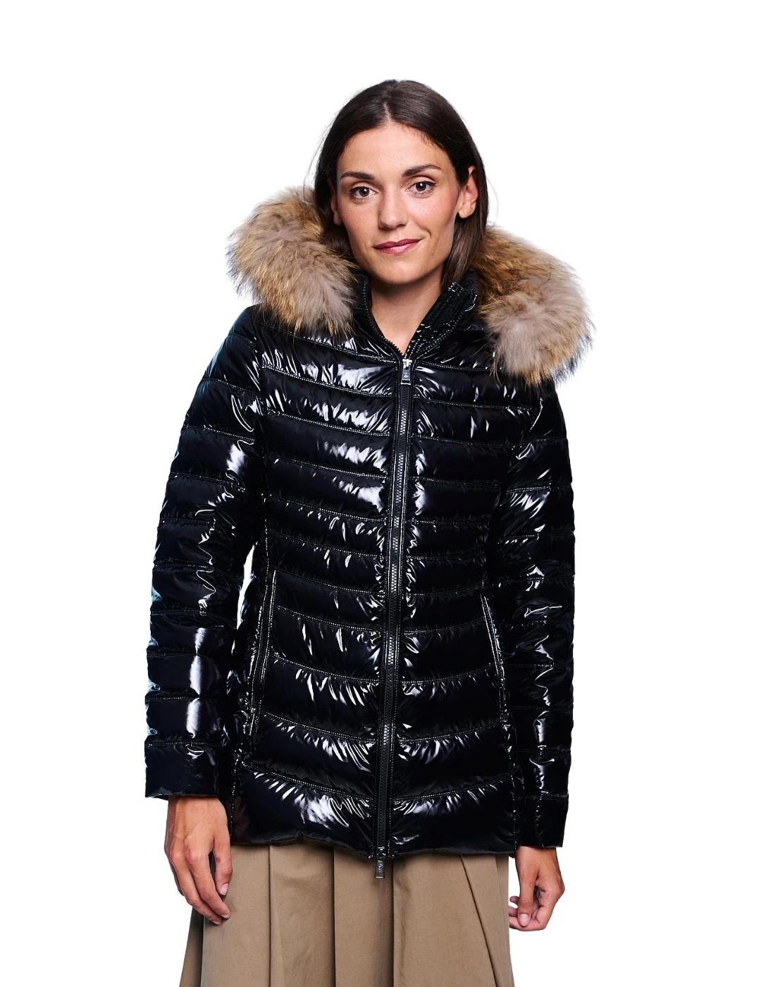 Henry Arroway Plumífero Lion I Black Glossy