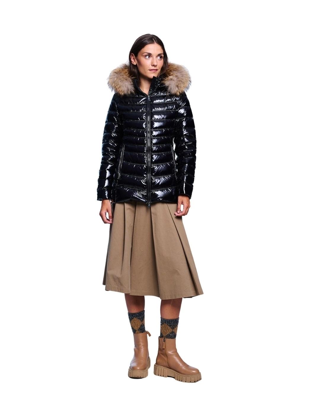 Henry Arroway Plumífero Lion I Black Glossy