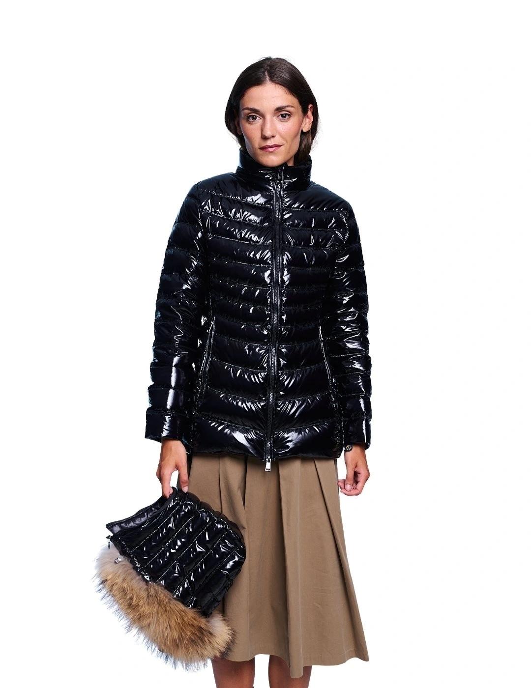 Henry Arroway Plumífero Lion I Black Glossy