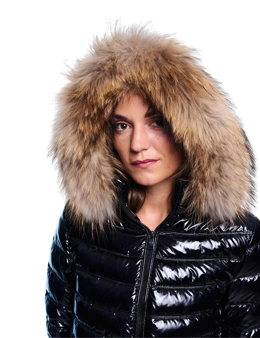 Henry Arroway Plumífero Lion I Black Glossy