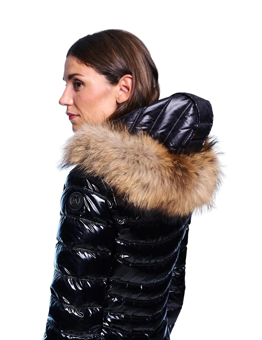 Henry Arroway Plumífero Lion I Black Glossy