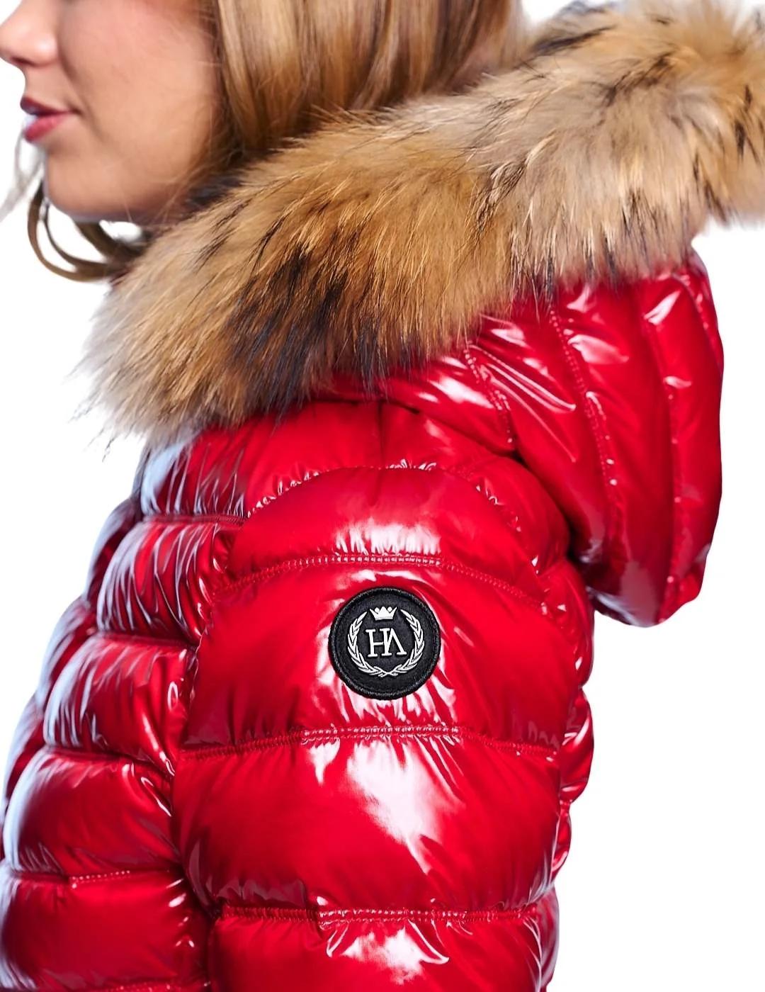 Henry Arroway Plumífero Lion I Bright Red Glossy