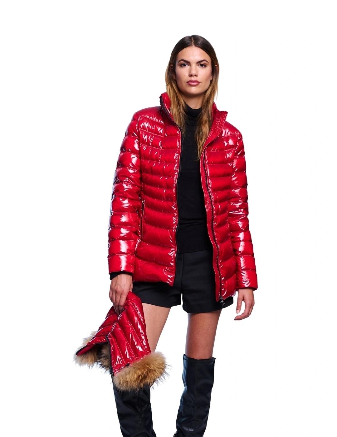 Henry Arroway Plumífero Lion I Bright Red Glossy