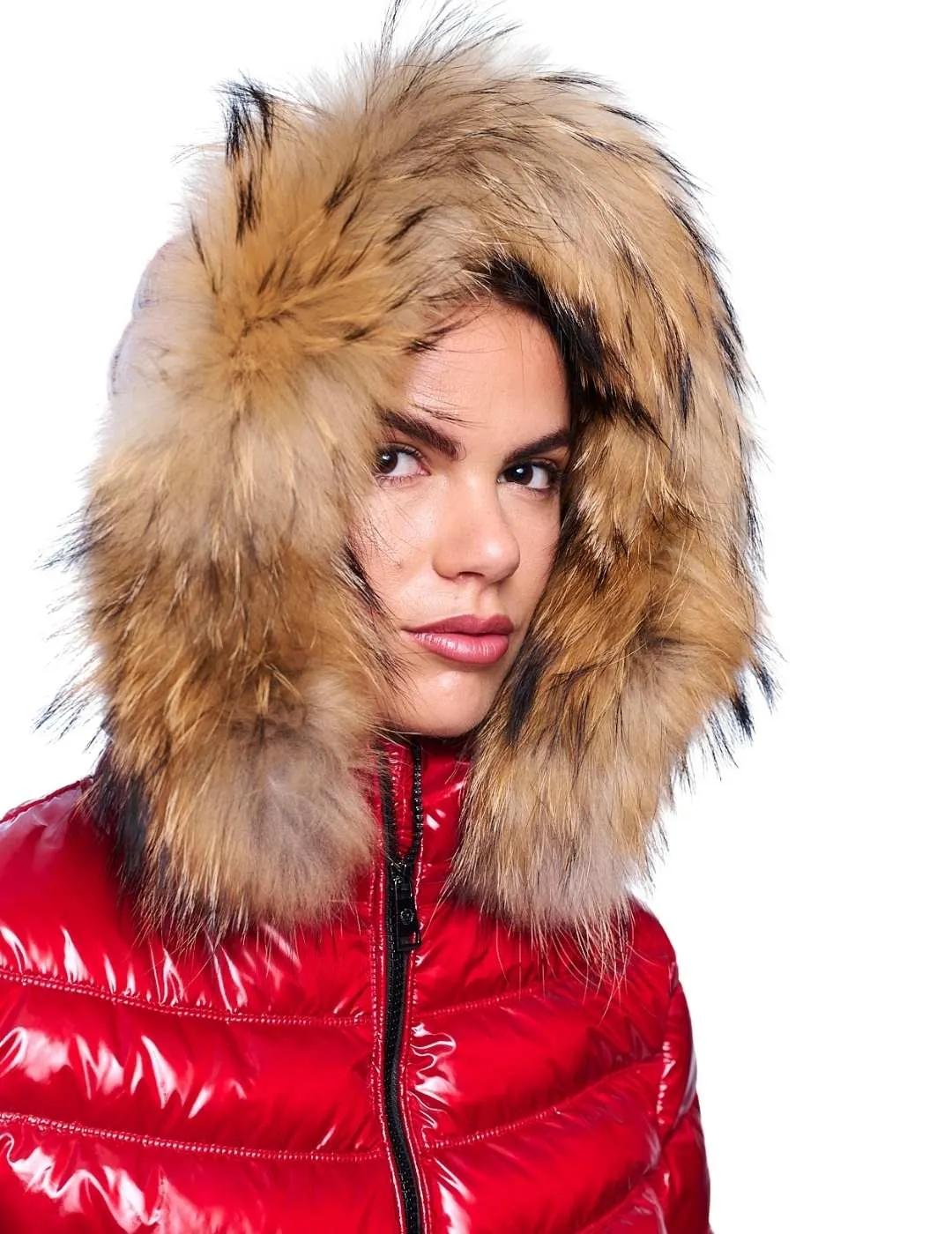 Henry Arroway Plumífero Lion I Bright Red Glossy