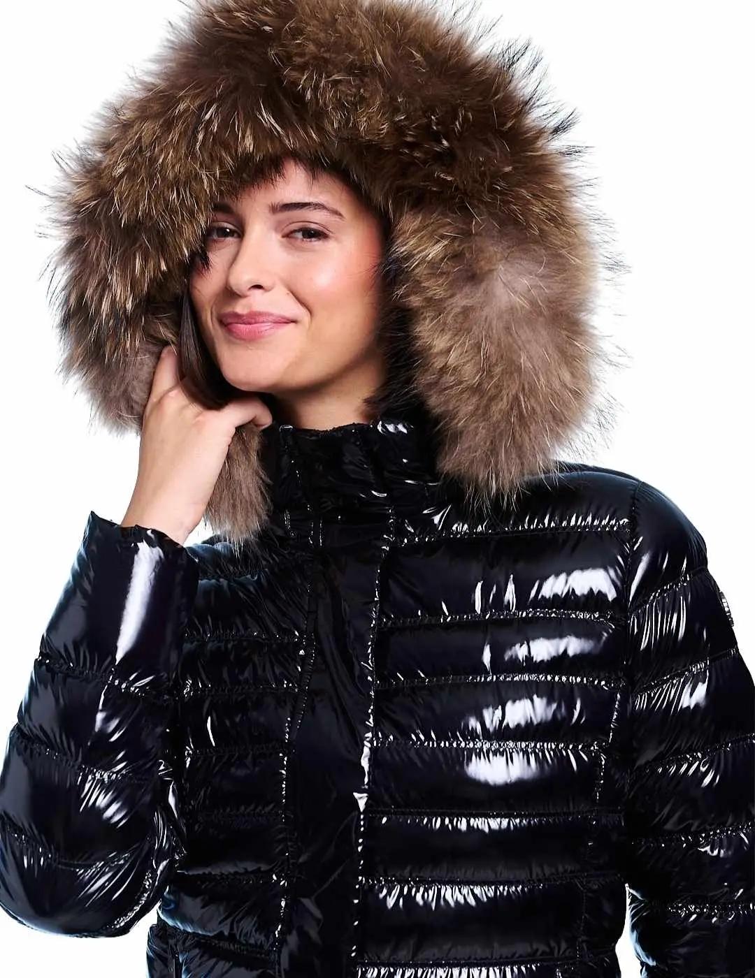 Henry Arroway Plumífero Zoe I Black Glossy