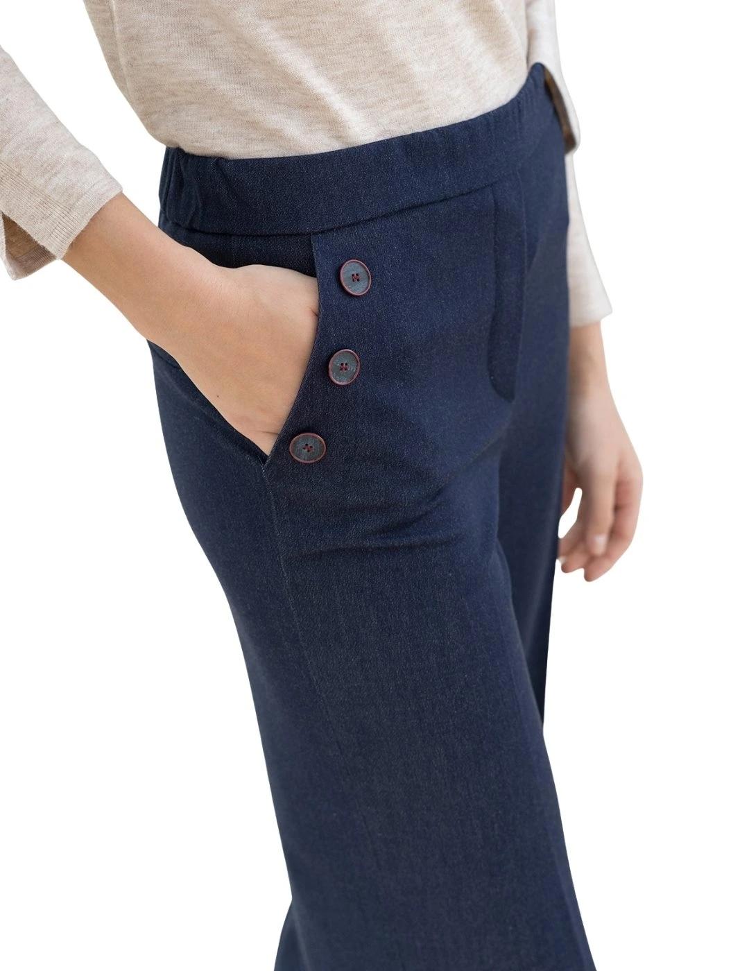 Hongo Pantalón Azul Marino