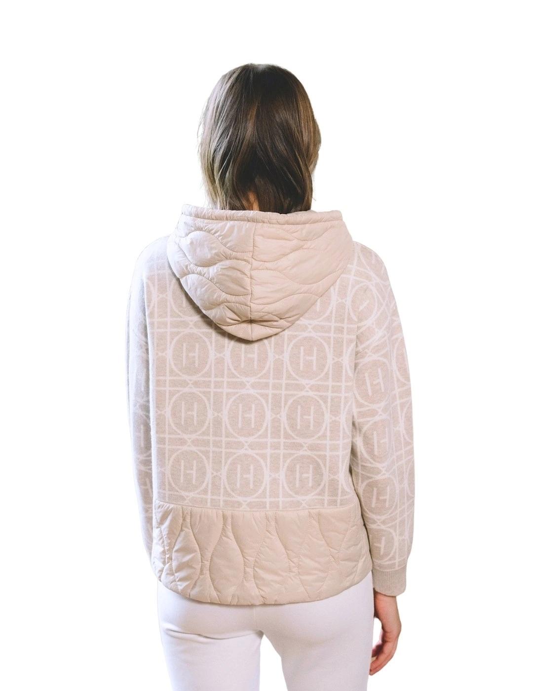 Hongo Chaqueta Beige con monograma