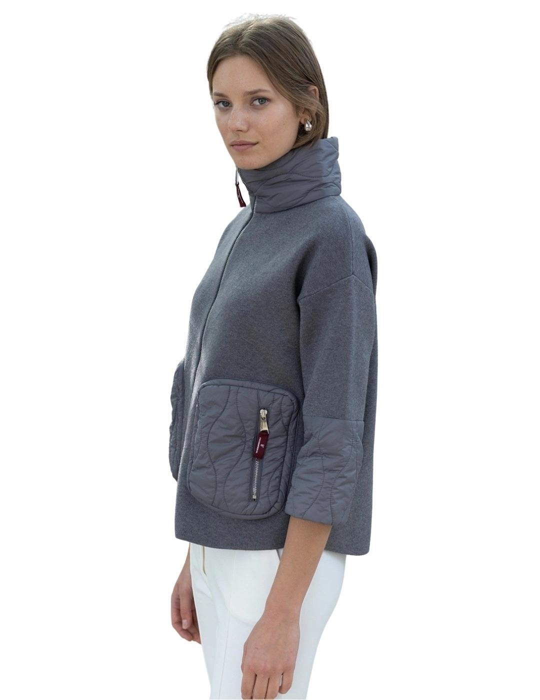 Hongo Chaqueta Gris Marengo