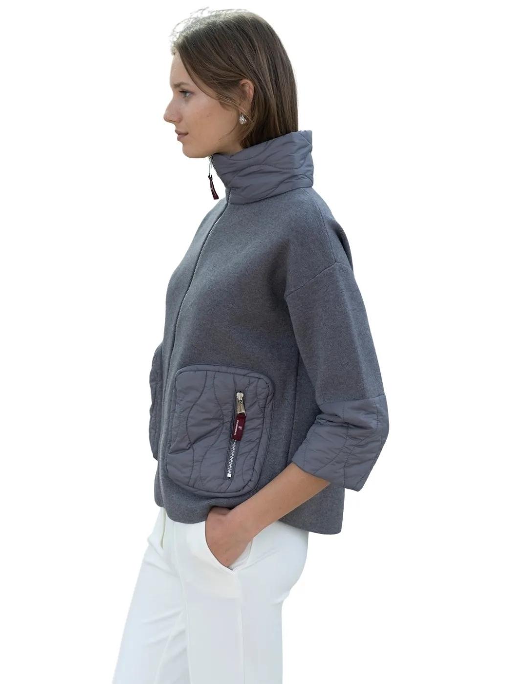 Hongo Chaqueta Gris Marengo