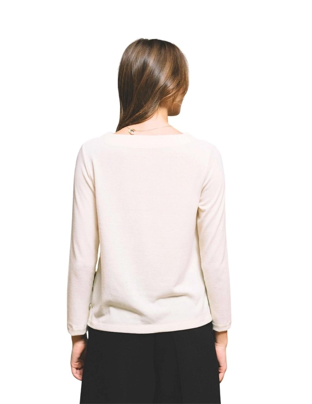 Hongo Jersey Crudo con botones laterales