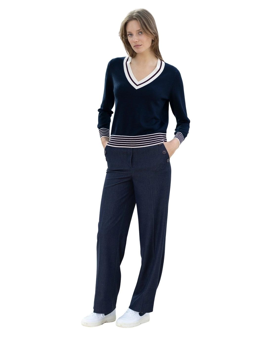 Hongo Jersey Azul Marino