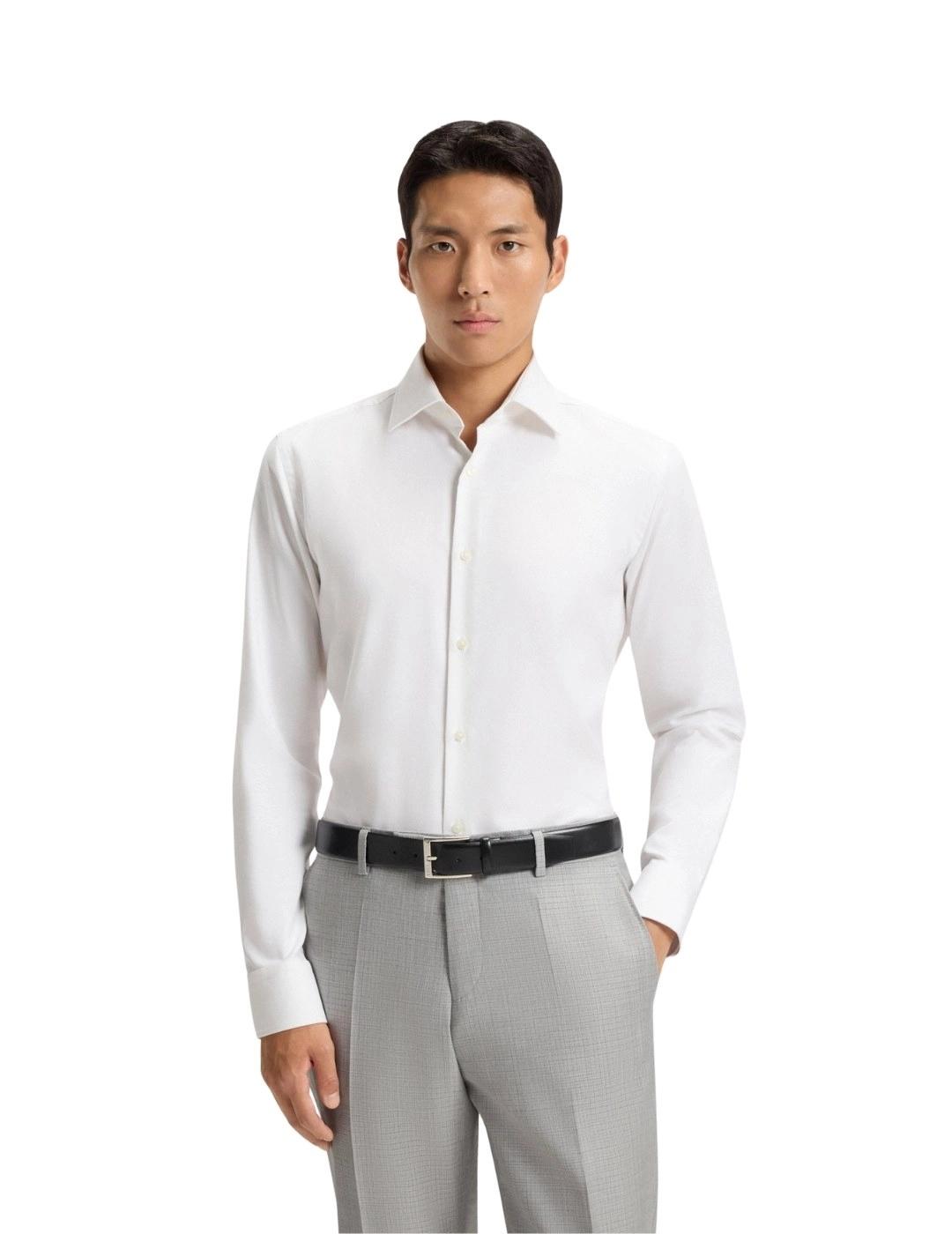 Hugo Boss Camisa Hank Kent Blanca