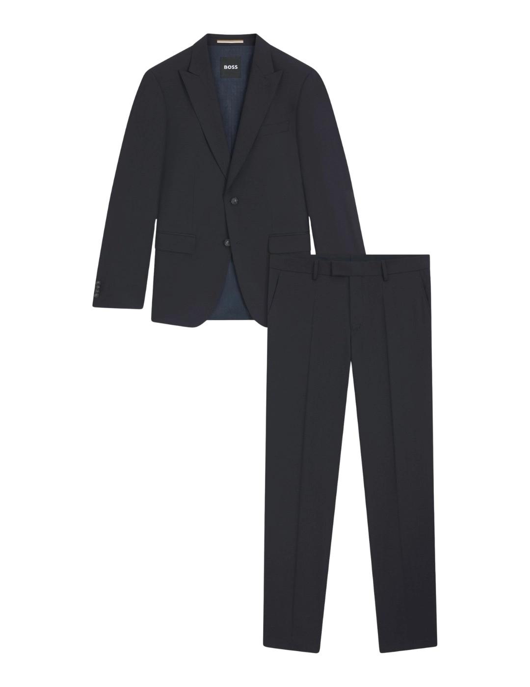 Hugo Boss Traje de hombre Azul oscuro