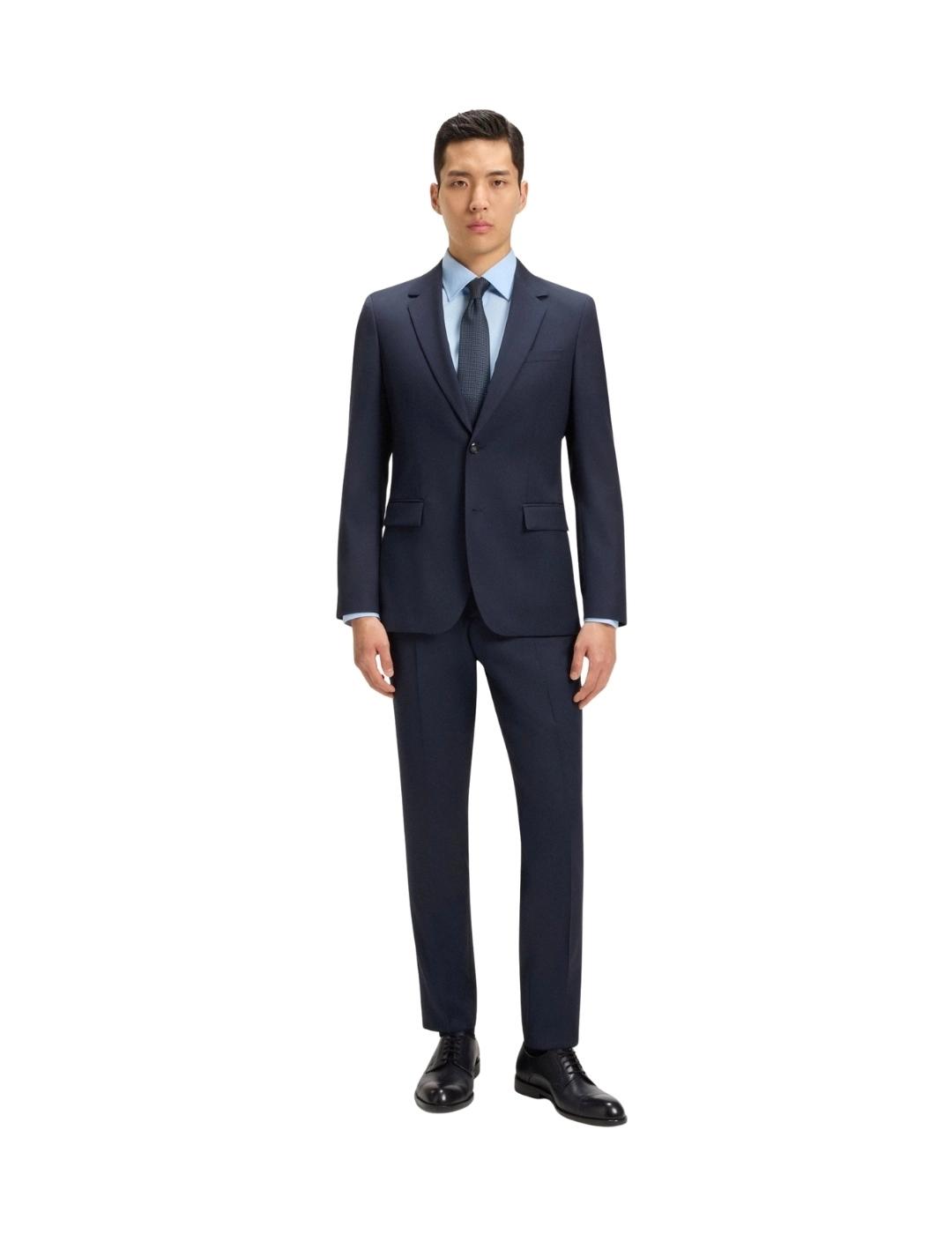 Hugo Boss Traje Houston de hombre Azul oscuro