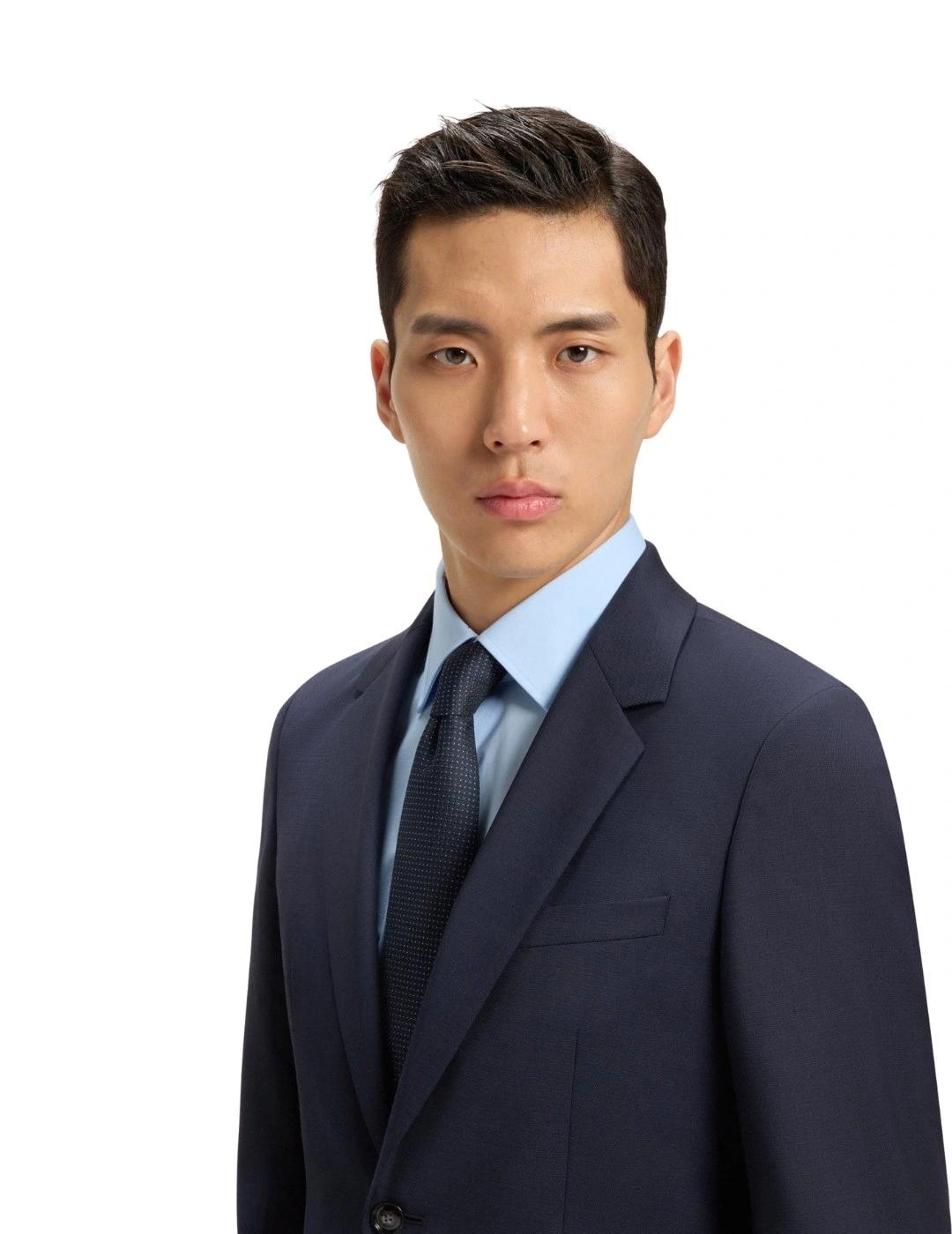 Hugo Boss Traje Houston de hombre Azul oscuro