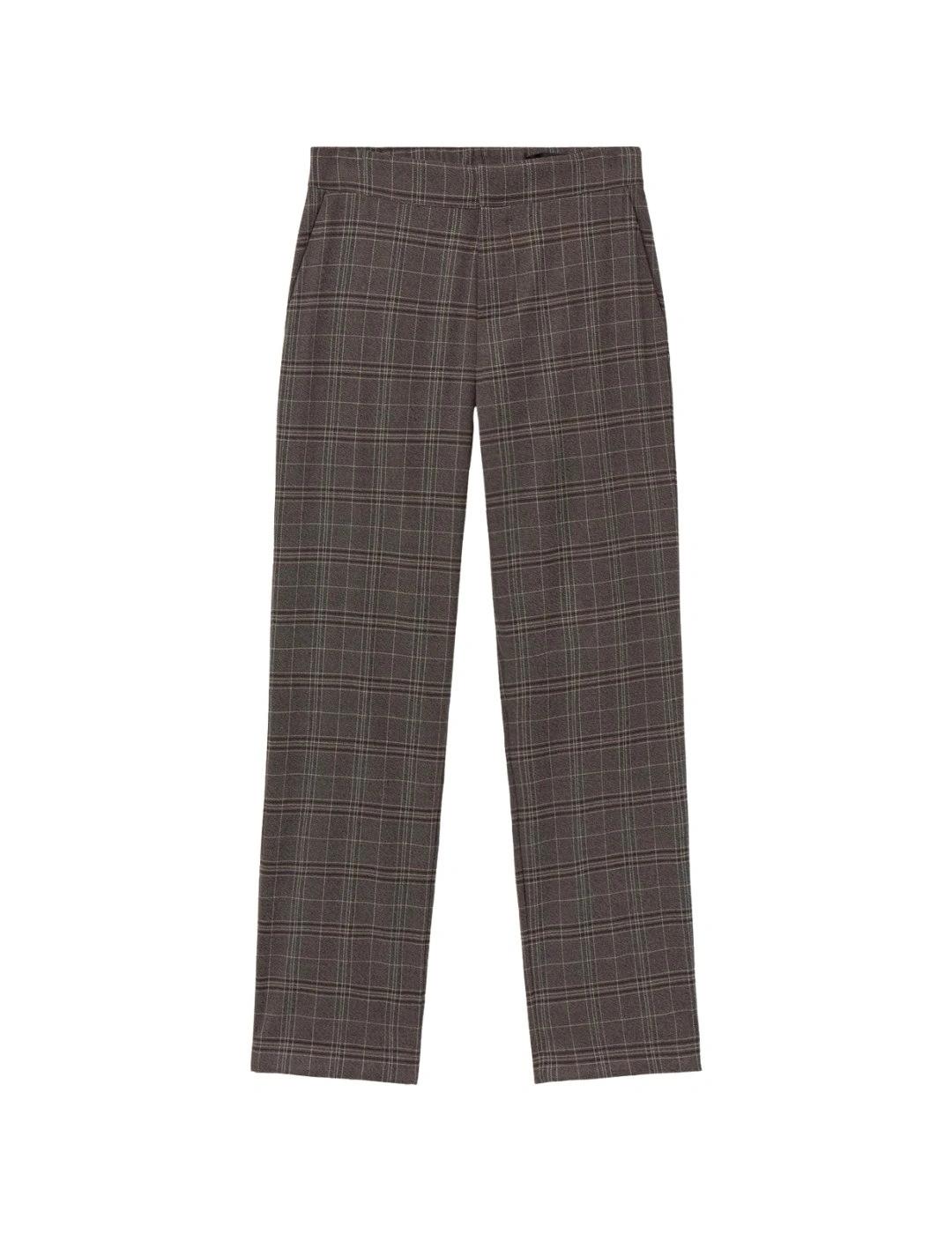 Kleymac Pantalones Check Mod 547 Marrón Chocolate