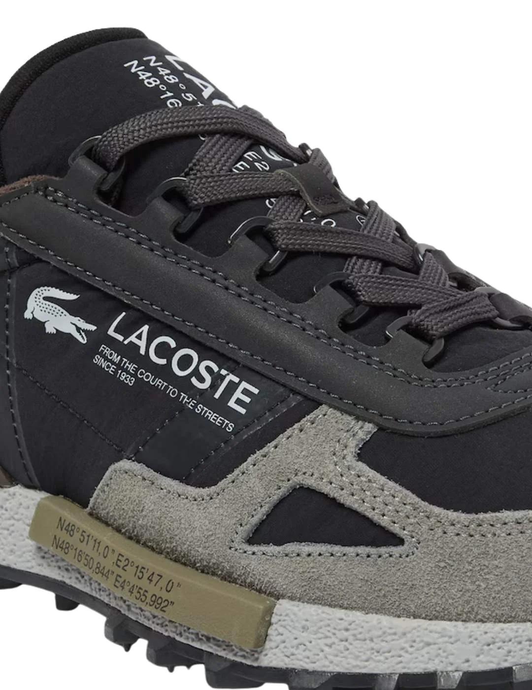 Lacoste Zapatillas de hombre Elite Active Negras