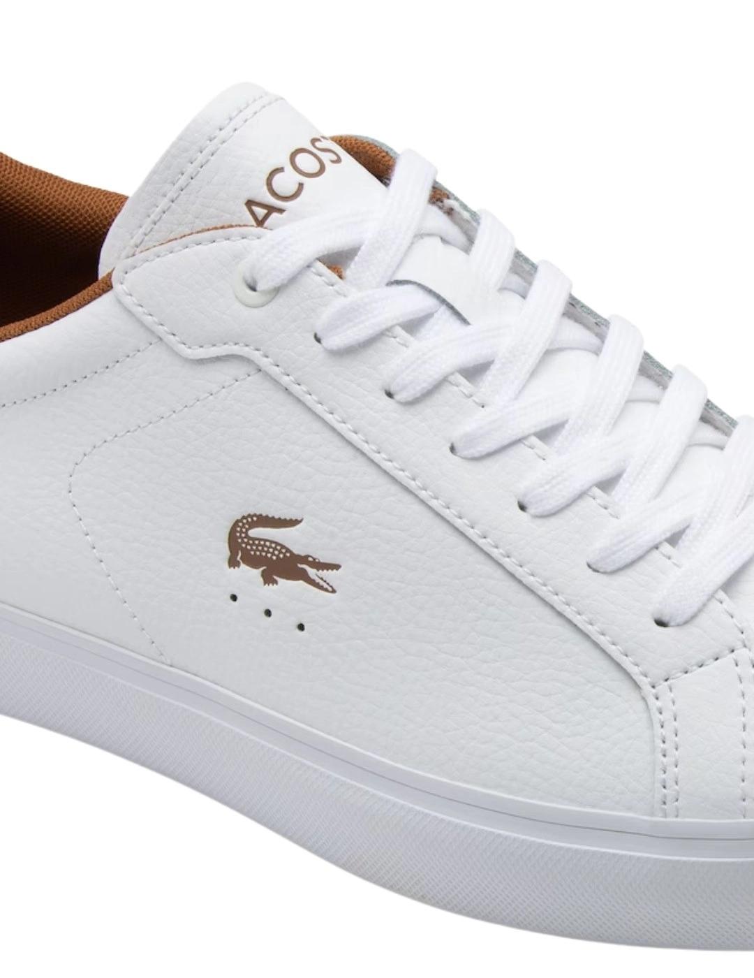 Lacoste Zapatillas de hombre Powercourt Blancas