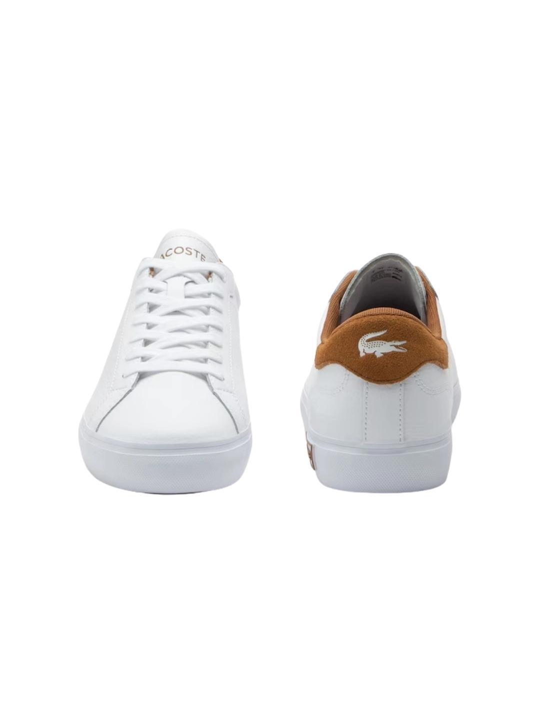 Lacoste Zapatillas de hombre Powercourt Blancas