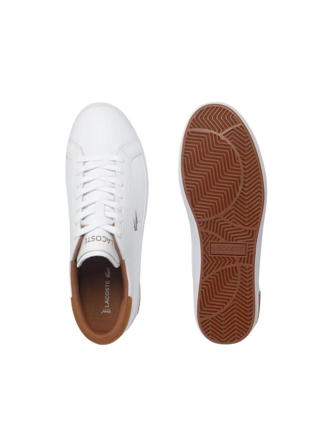 Lacoste Zapatillas de hombre Powercourt Blancas