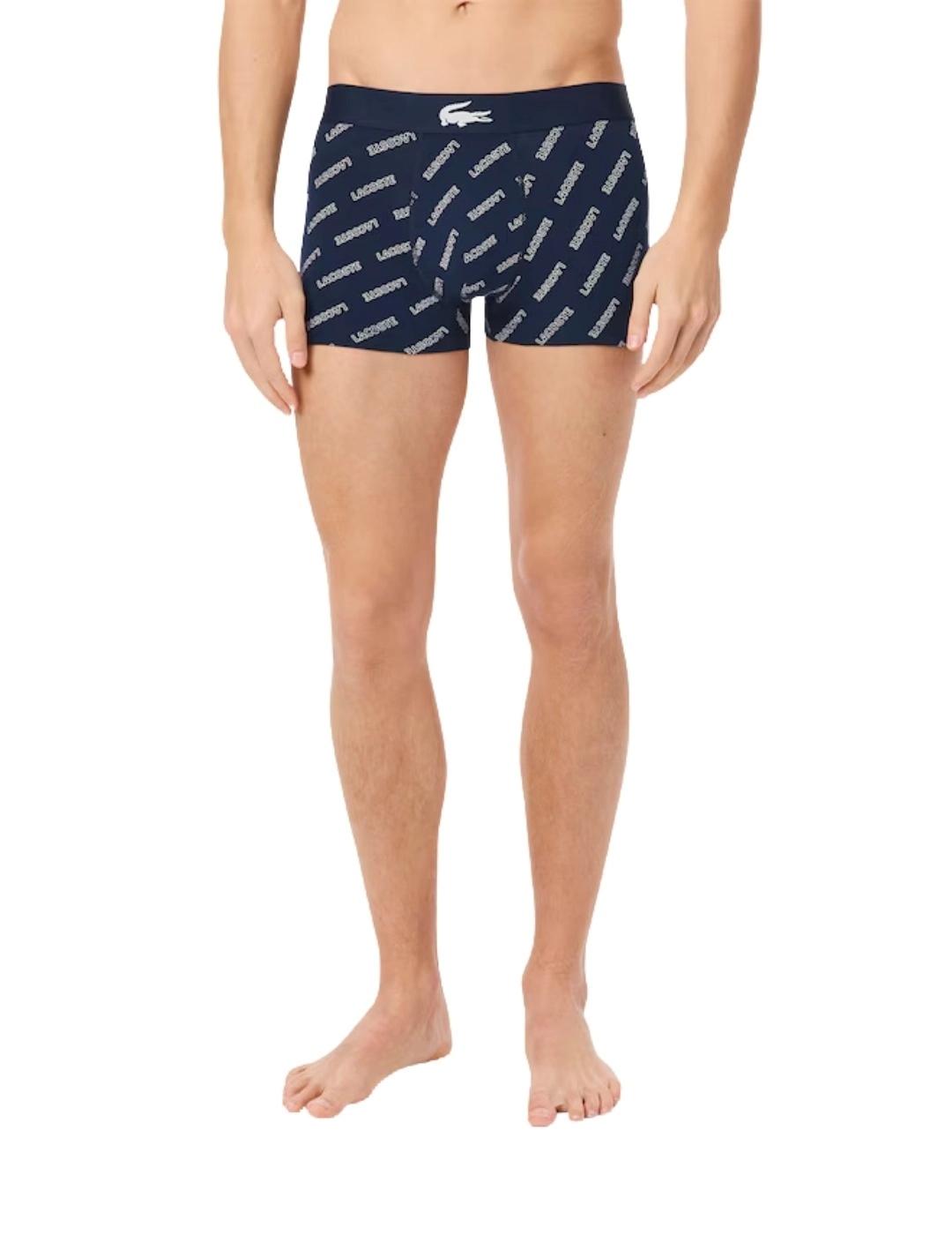 Lacoste Pack de 3 calzoncillos de algodón elástico