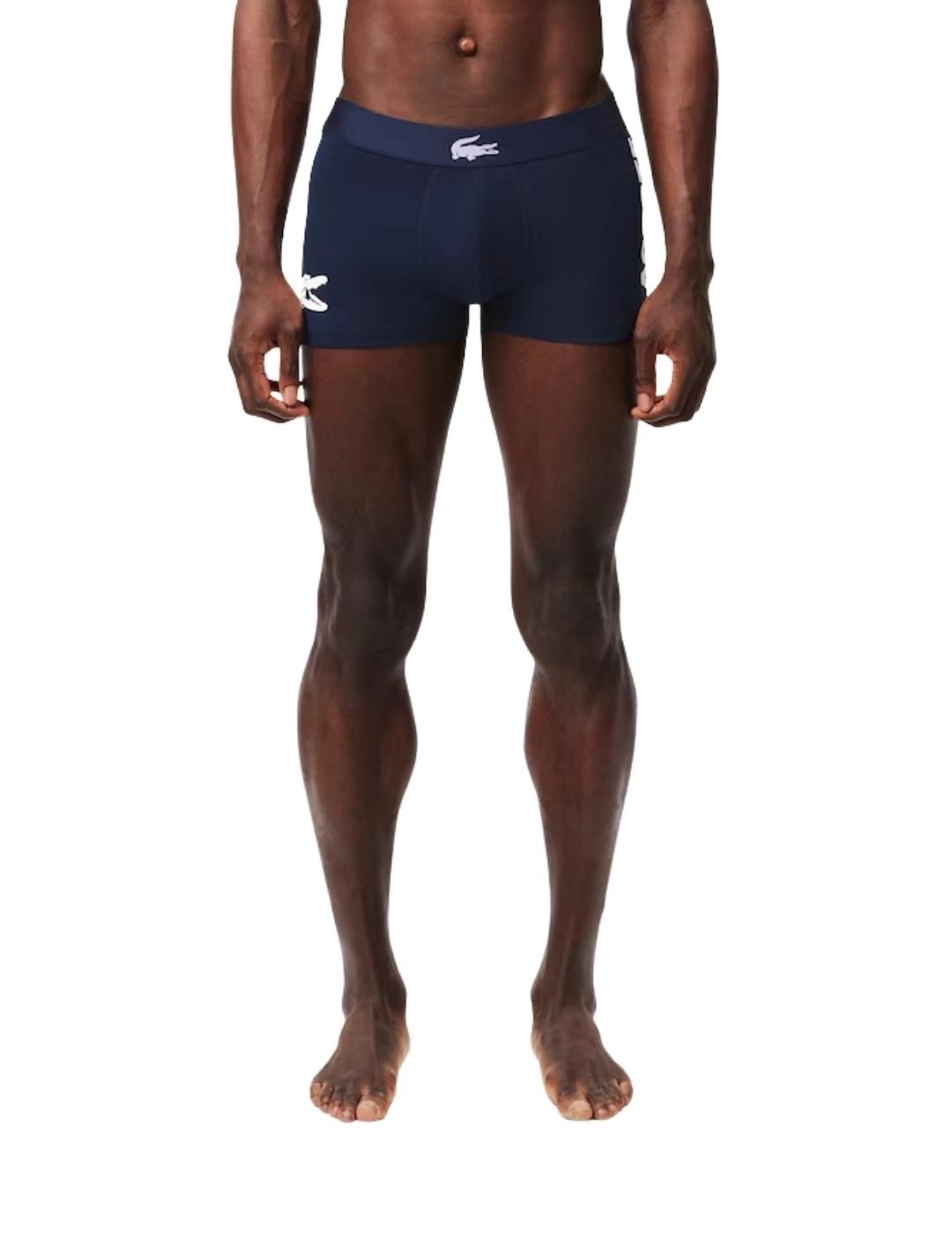 Lacoste Pack de 3 calzoncillos de algodón elástico