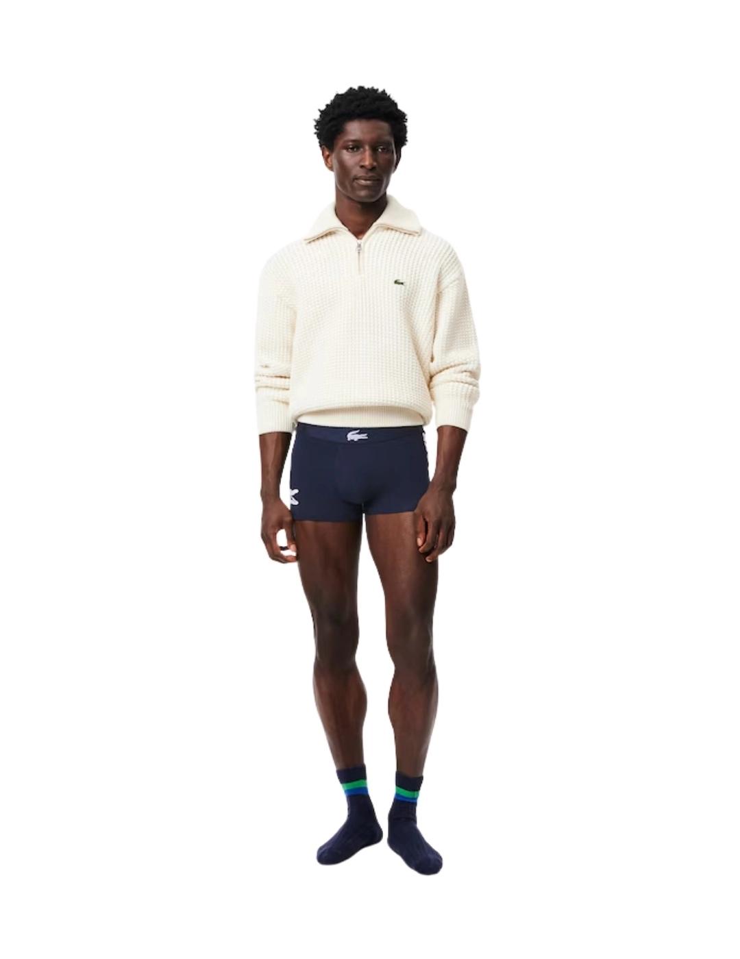 Lacoste Pack de 3 calzoncillos de algodón elástico