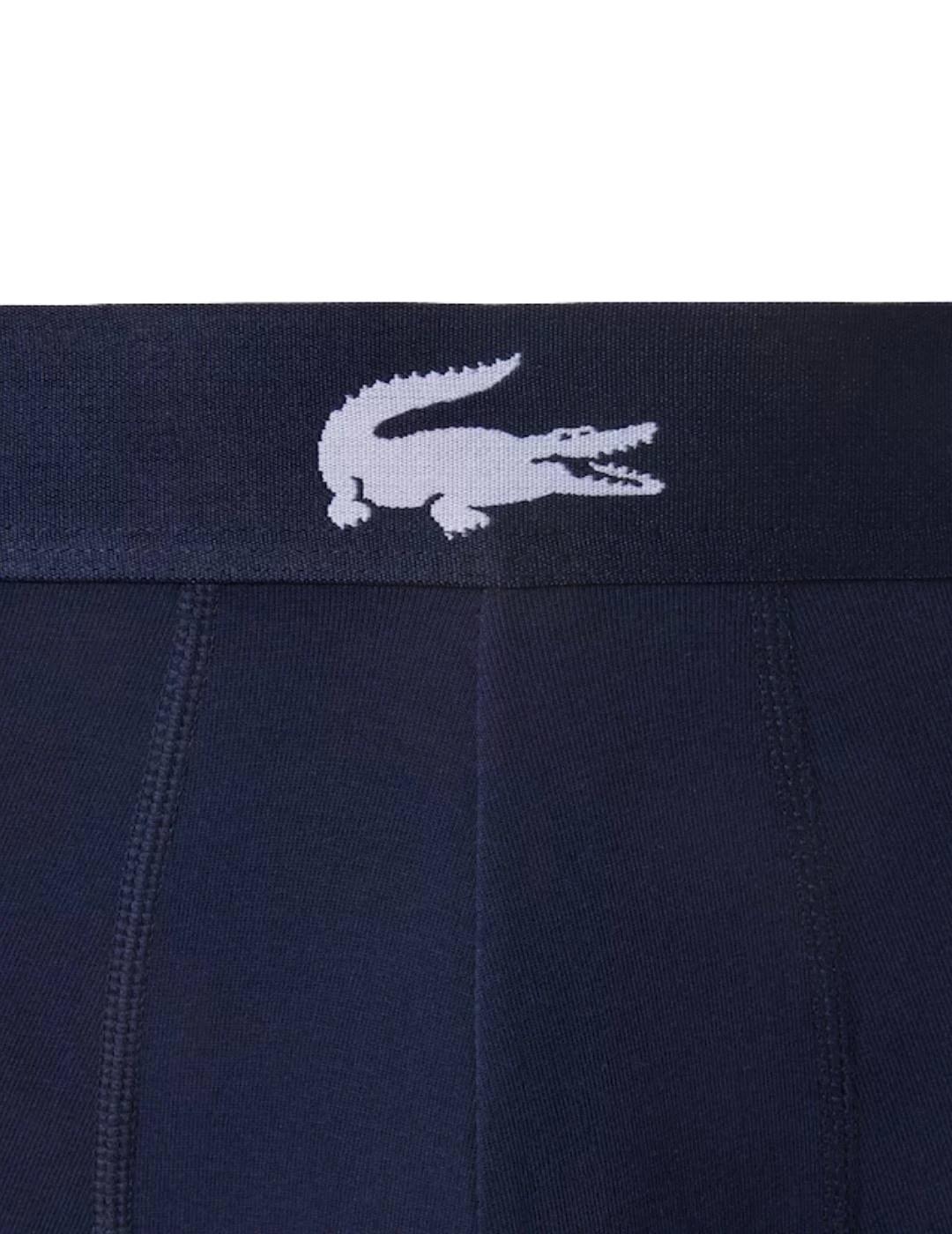 Lacoste Pack de 3 calzoncillos de algodón elástico