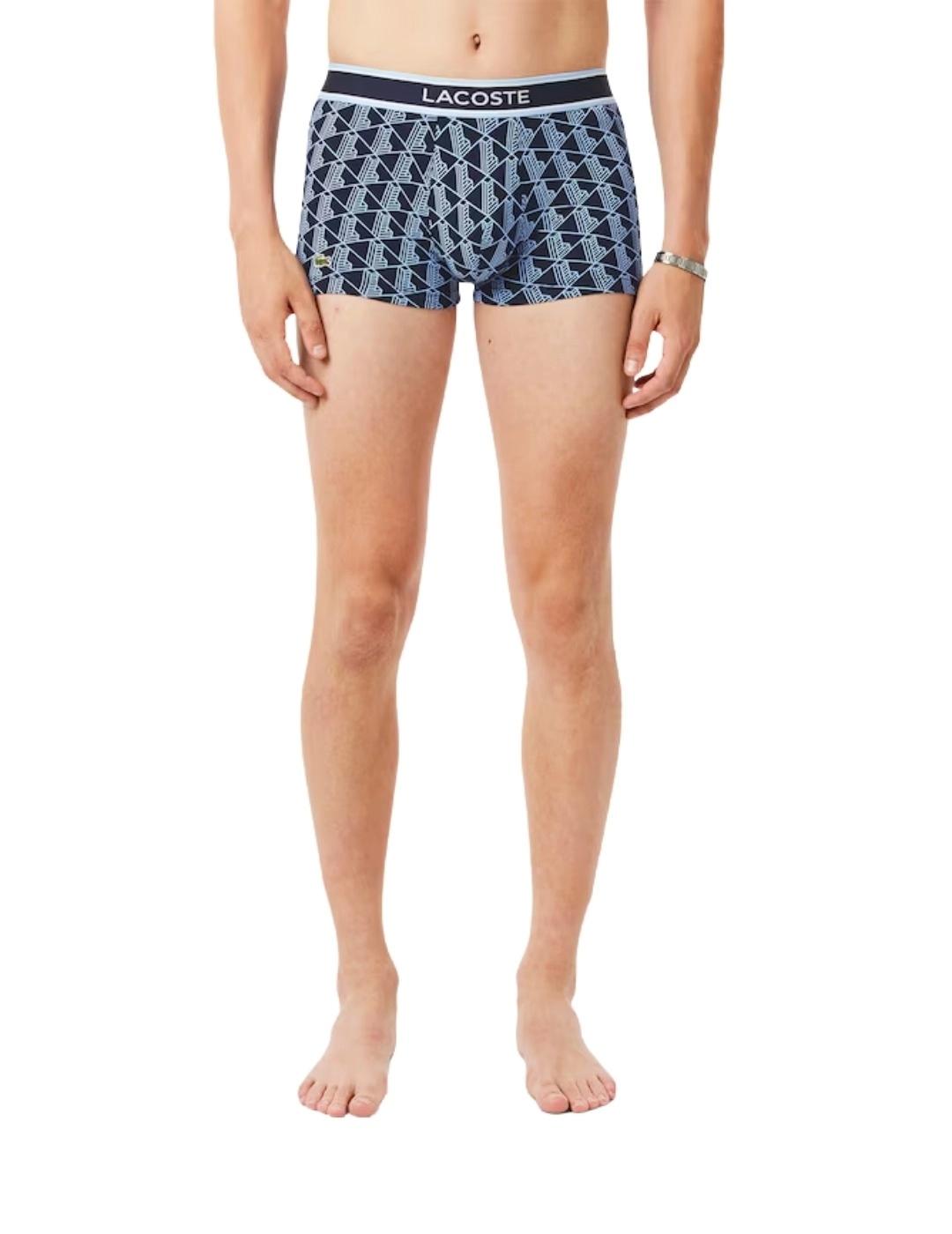 Lacoste Pack de 3 calzoncillos de algodón elástico