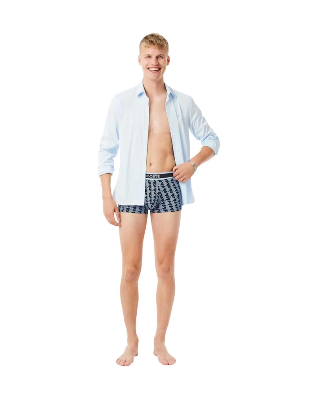 Lacoste Pack de 3 calzoncillos de algodón elástico