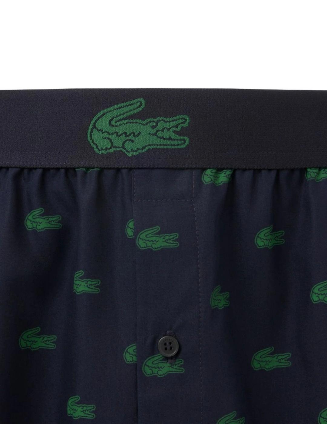 Lacoste Pack de 3 bóxeres de popelín de algodón