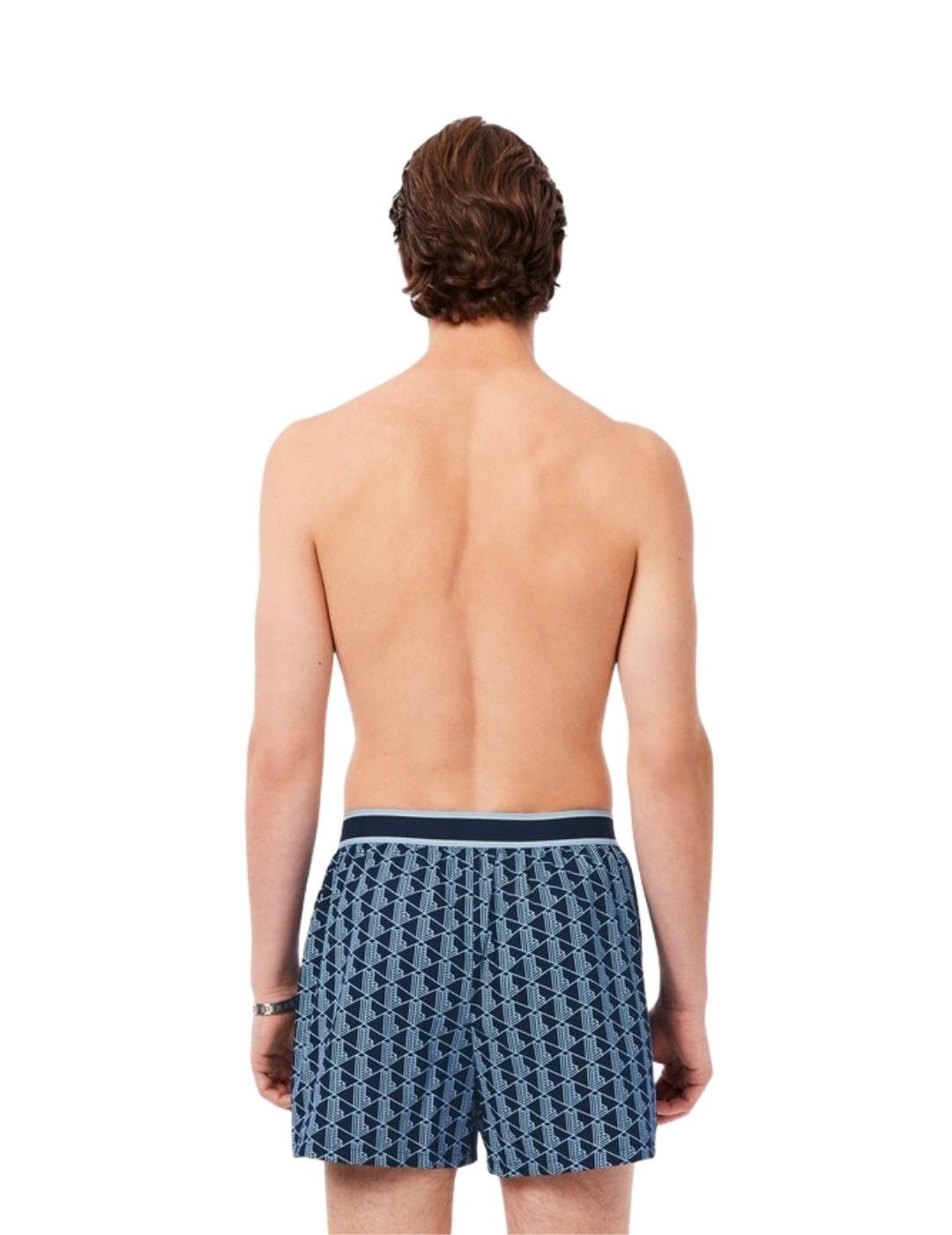 Lacoste Pack de 3 bóxeres de popelín de algodón