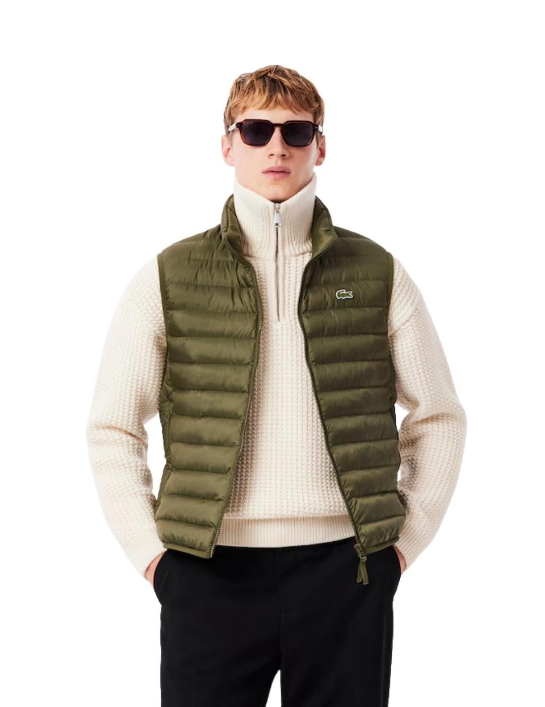 Lacoste Chaleco acolchado hidrófugo Azul marino