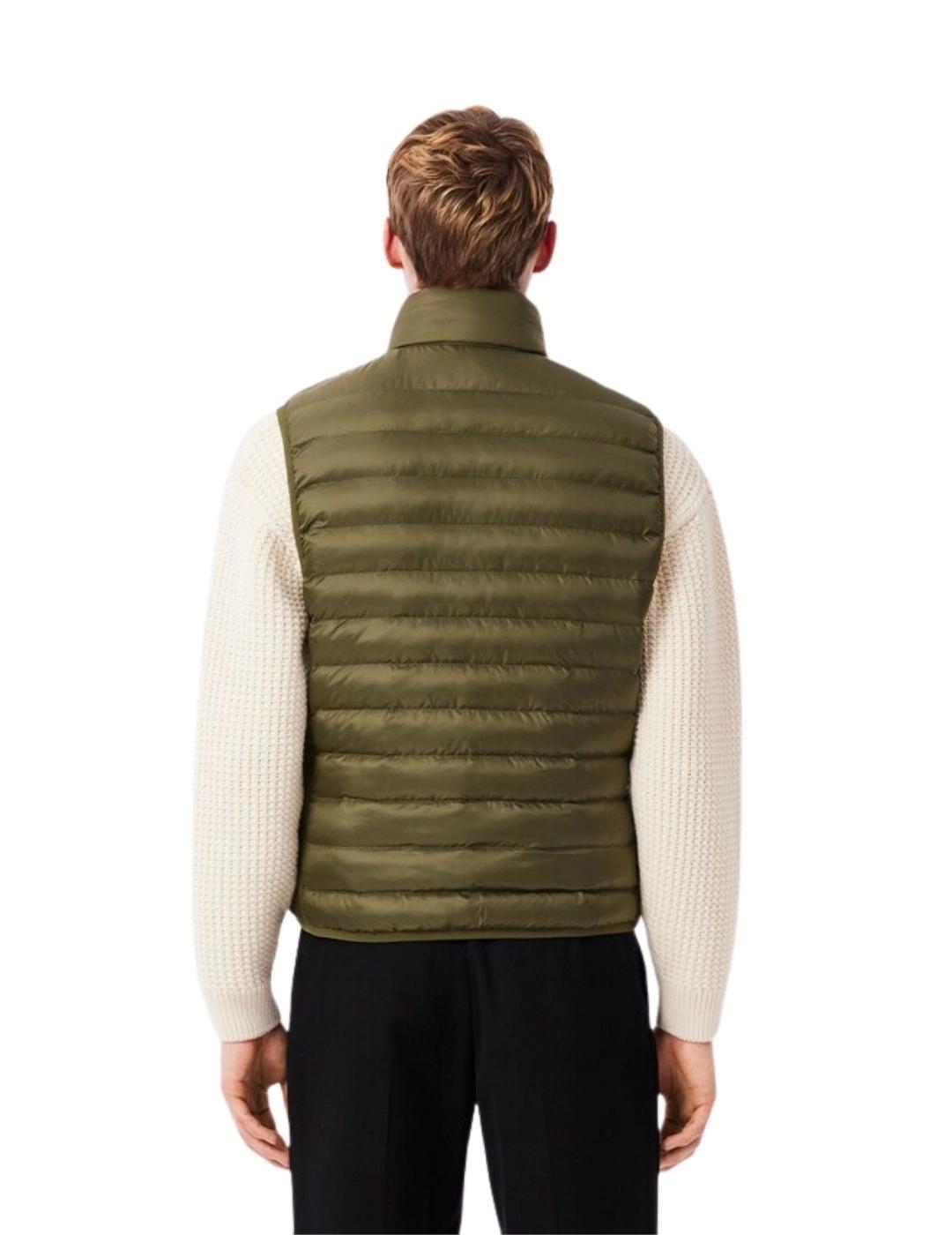 Lacoste Chaleco acolchado hidrófugo Verde