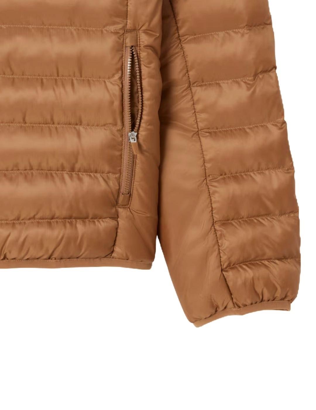 Lacoste Chaqueta acolchada hidrófuga Marrón