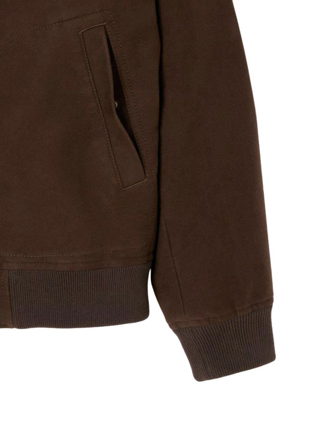 Lacoste Chaqueta de moleskin acolchada Marrón