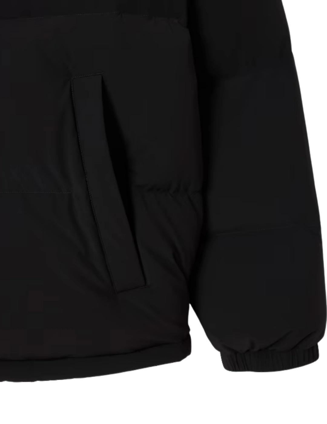 Lacoste Chaqueta acolchada con capucha Negra