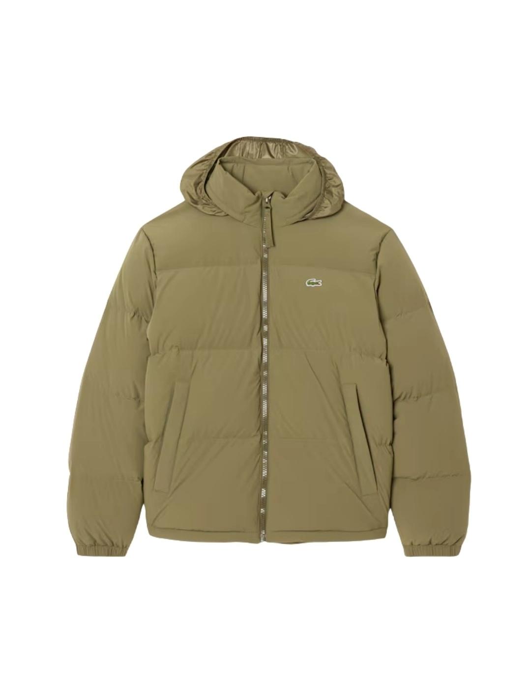 Lacoste Chaqueta acolchada con capucha hidrófuga