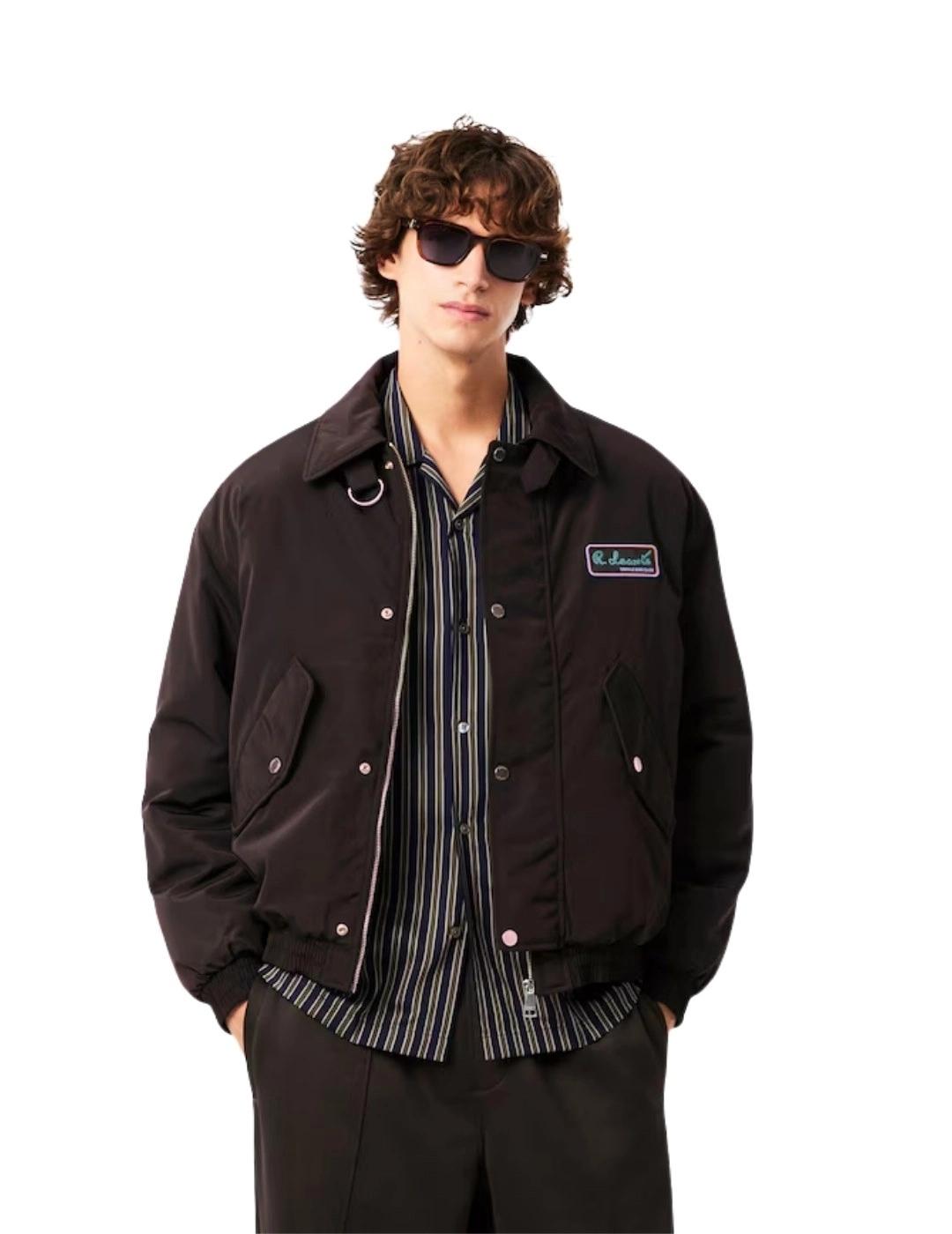 Lacoste Cazadora de aviador con insignia hidrófuga