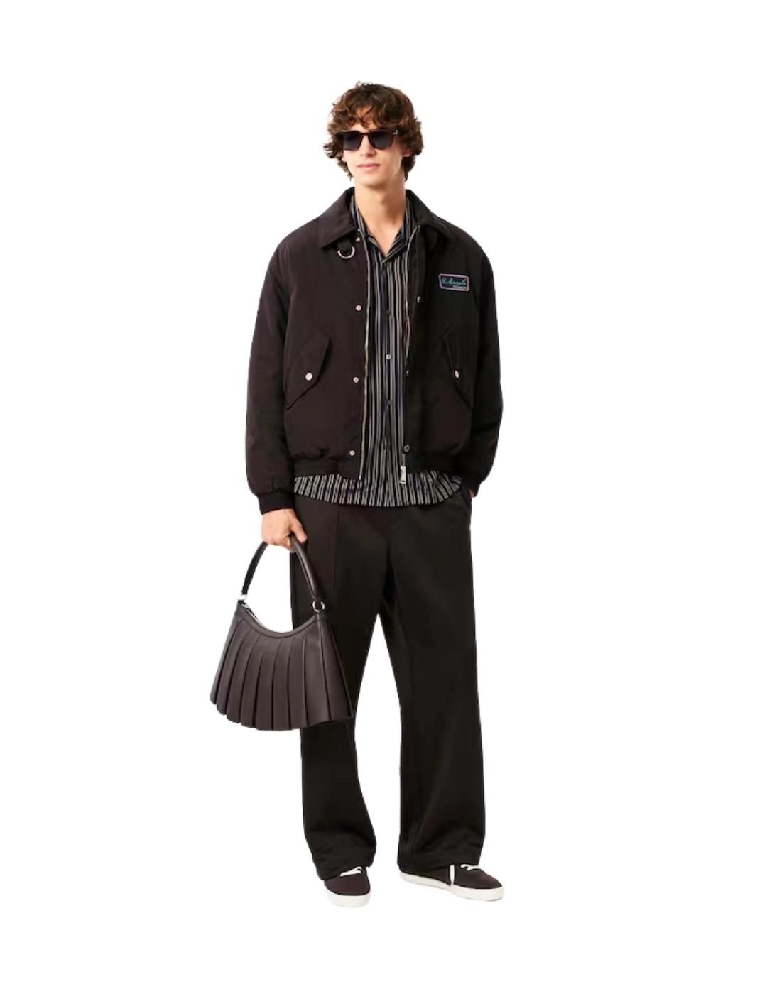 Lacoste Cazadora de aviador con insignia hidrófuga